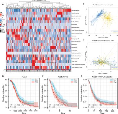 Integrated analysis of the M2 macrophage-related signature associated with prognosis in ovarian cancer